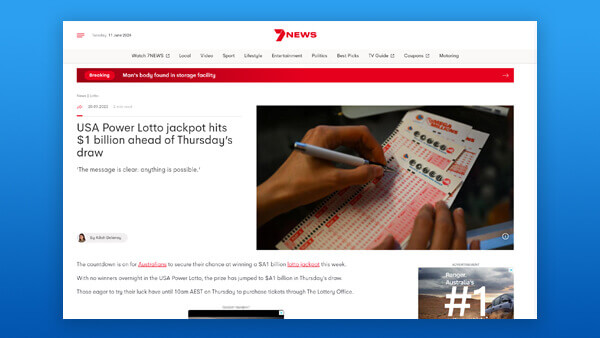 USA Power Lotto jackpot hits $1 billion ahead of Thursday’s draw