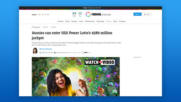 Aussies can enter USA Power Lotto’s $589 million jackpot