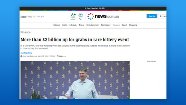 More than $2 billion up for grabs in rare lottery event