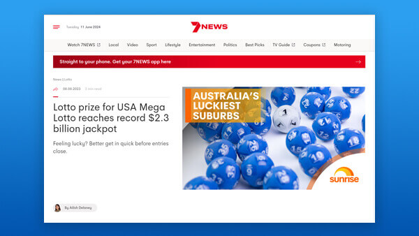 Lotto prize for USA Mega Lotto reaches record $2.3 billion jackpot
