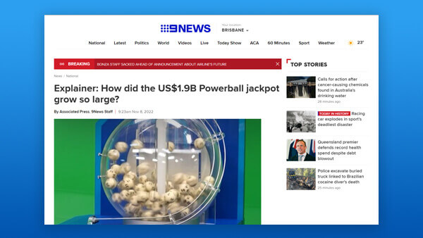 Explainer: How did the US$1.9B Powerball jackpot grow so large?
