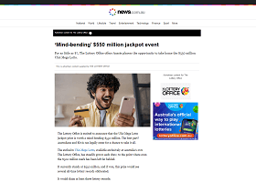 ‘Mind-bending’ $550 million jackpot event