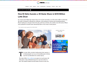 How $5 Gets Aussies a 50 Game Share in $210 Million Lotto Draw